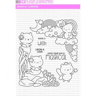Clearly Besotted Clear Stamps - Magical Corners